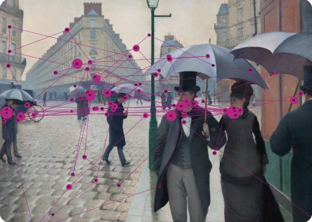 Paris Street, Rainy Day — Eye path