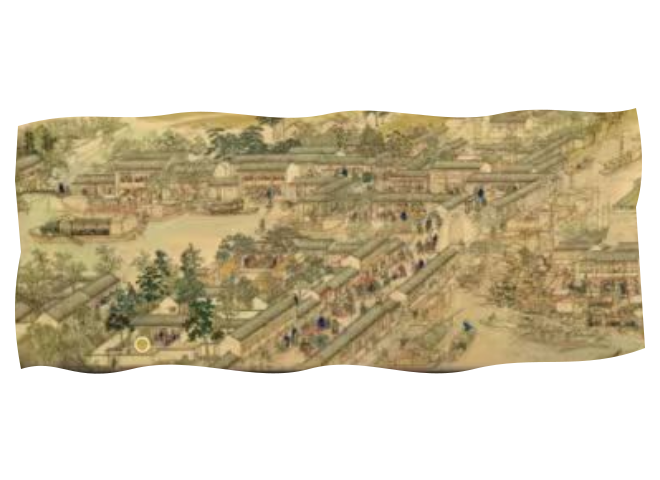 The historical Suzhou handscroll from the project’s original system overview